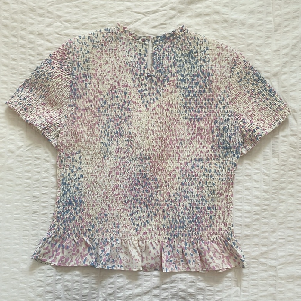 Express Ruched Poplin Top - Picture 6 of 6